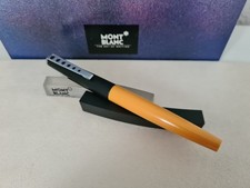 Montblanc Carrera Nr. 522 "F" Füllhalter Patronenfüller schwarz-gelb