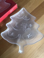 Weihnachtsteller Glas Mikasa
