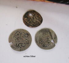 über 200 JAHRE alt -  3 Sterling Silber Münze arabisch Geld antik