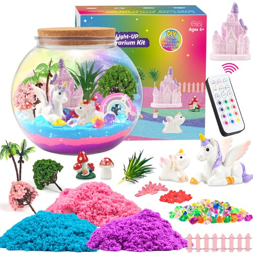 Leuchtendes einhorn terrarium - einhorn,
