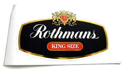 Werbe aufkleber rothmans king - werbe-aufkleber,