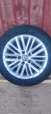 1x Alufelge 16 Zoll 6.0" 5x112 50ET Glanz Silber 2K5601025J VW Caddy Rim Wheel