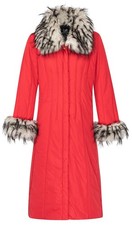 LANGER Mantel wattiert