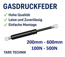 Gasdruckfeder mit ösen