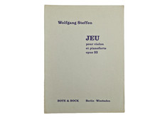 Noten: Wolfgang Steffen Jeu