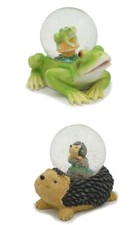 Glitzerkugel frosch igel - 1,