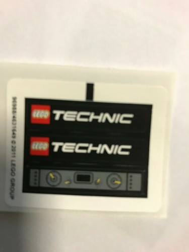 Lego technic 8110 sticker - technic,