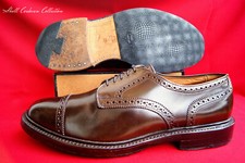 Allen Edmonds Pferdeleder Shell Cordovan US 10,5 E Milford Mocca Braun Top!