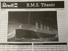 Revell 05804 R.M.S Titanic Maßstab 1:1200 15 Stück Neu Unvollständig LESEN