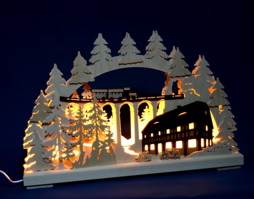 Led schwibbogen eisenbahn - led,