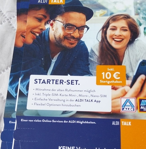 Aldi talk prepaid sim - aldi,