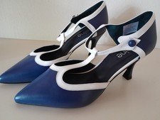 Heine pumps marine weiß - marine/weiß,