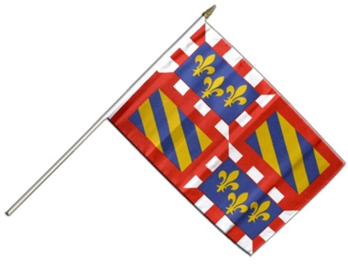 Frankreich burgund stockflagge - frankreich,