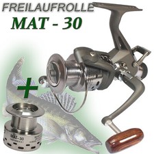 FREILAUFROLLE Karpfen 3-X Angelrolle Karpfenrolle Aluminiumspule Allround Angel
