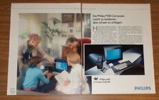 Seltene Werbung PHILIPS MSX Computer - Leicht zu bedienen #2 1985