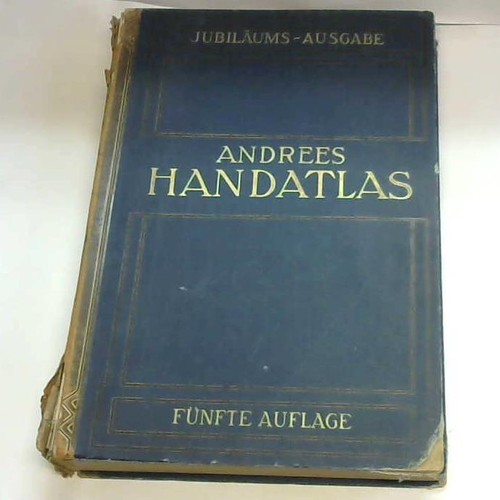 Andrees allgemeiner handatlas - andrees,