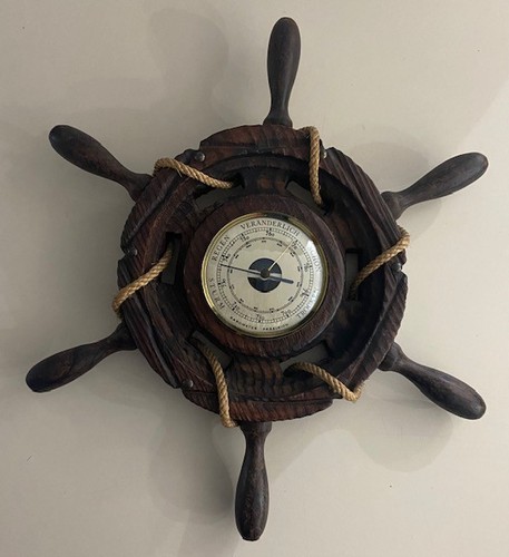 Maritimes barometer schiffsrad - maritimes,