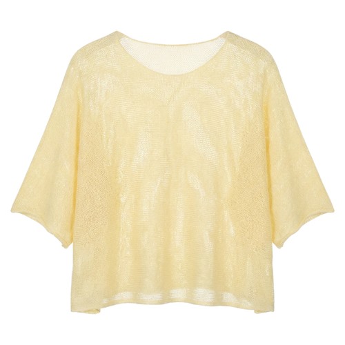 Strickshirt transparent damen - strickshirt,