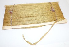Borte Brokat Goldborte 50 Meter Handarbeit Antik Tracht Mittelalter true Vintage