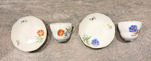Meissen mokkatassen mit - 4,