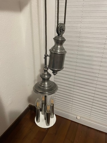 Leuchte pendelzug nickel - leuchte,