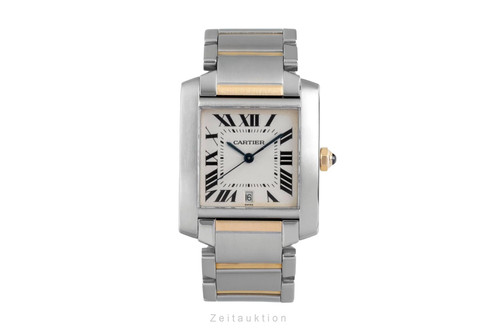Cartier tank francaise stahl - cartier, /