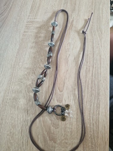 Lange lederkette boho - lange,