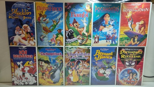 Walt disney vhs - vhs, kassettten