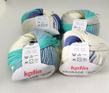 200g 4x50g Katia Degradé Sun Baumwolle Farbe 91