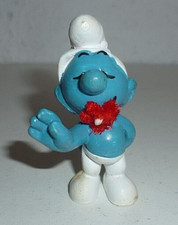 PVC SCHLUMPF / 2.0019 / BLUMENSCHLUMPF SCHLUMPF m. FILZBLUME / #792#