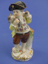 ⚔ Meissen Figur 60402 Junge mit Lamm / Schaf Gärtnerkind 1.Wahl TOP H. 13,4cm