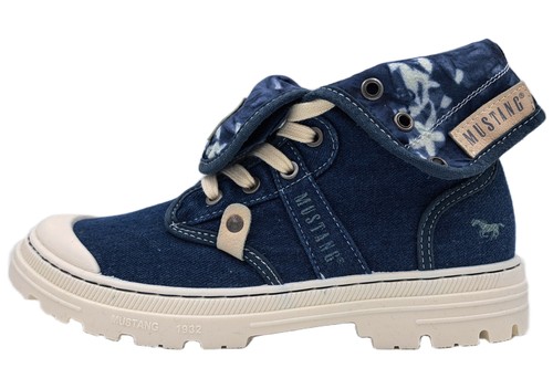 Mustang damen boots denim blau - damen, denim/blau