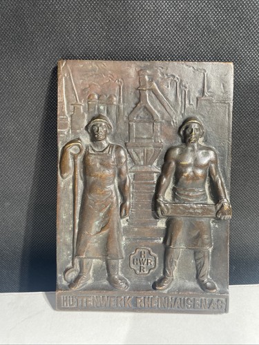 Bronze relief hüttenwerk - relief, „hüttenwerk