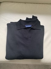 River Island Herrenpullover schwarz 52/L Wolle gut