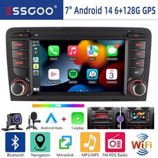 Für Audi A3 S3 RS3 8P Auto Carplay Android 14 6+128GB Autoradio GPS Navi BT kam+
