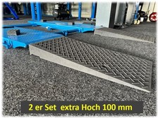 Scheren Hebebühne Auffahrrampen Gummi Fahrrampen Hebebühne Sportwagen 2 Stück !!