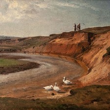 Friedrich Voltz Bachlauf mit