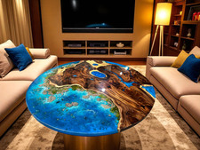 36 Zoll Rund Epoxidharz Ozean