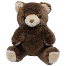 Plüco Teddybär braun, sitzend Kuscheltier 20cm Gebraucht Teddybär