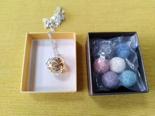 EUDORA Harmony Ball Aromatherapie Halskette und 7 Kugeln 