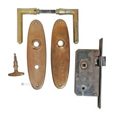 Drückergarnitur alt WC Toilette oval Bauhaus Avantgarde Sperrriegel