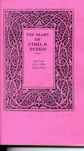 The diary ethel rudkin - the,