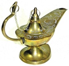 Aladin Genie Oil Lamps Brass