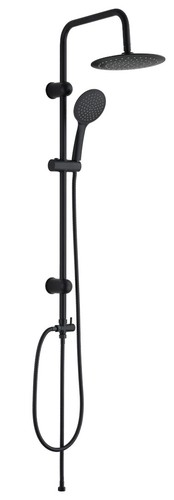 Duschsystem schwarz rund - duschsystem,