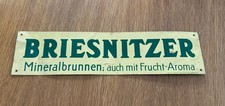 Altes Blechschild Briesnitzer