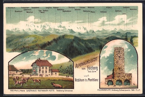Feldberg schwarzwald - ak, /