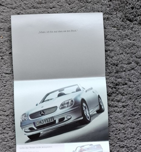 Mercedes slk prospekt 2000 - mercedes, 4.2000
