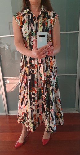 Burberry seidenkleid it - gr, 42