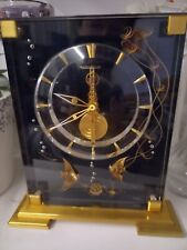 Jaeger Le Coultre Tischuhr Motiv Marina Aquarium 8 Tage Stabwerk. Designeruhr