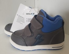 WALKX tolle JUNGEN Baby SNEAKER warme SCHUHE Boots 23 braun KLETTVER. warm NEU